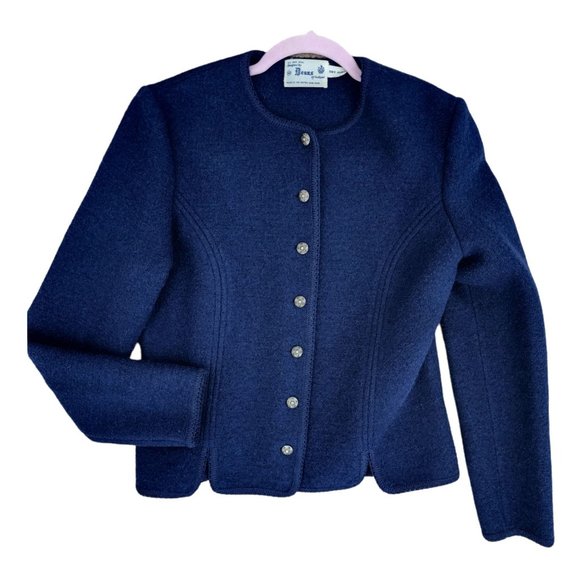 Deans of Scotland M Made in British Hong Kong All New Wool VINTAGE cardigan EUC - Picture 3 of 6